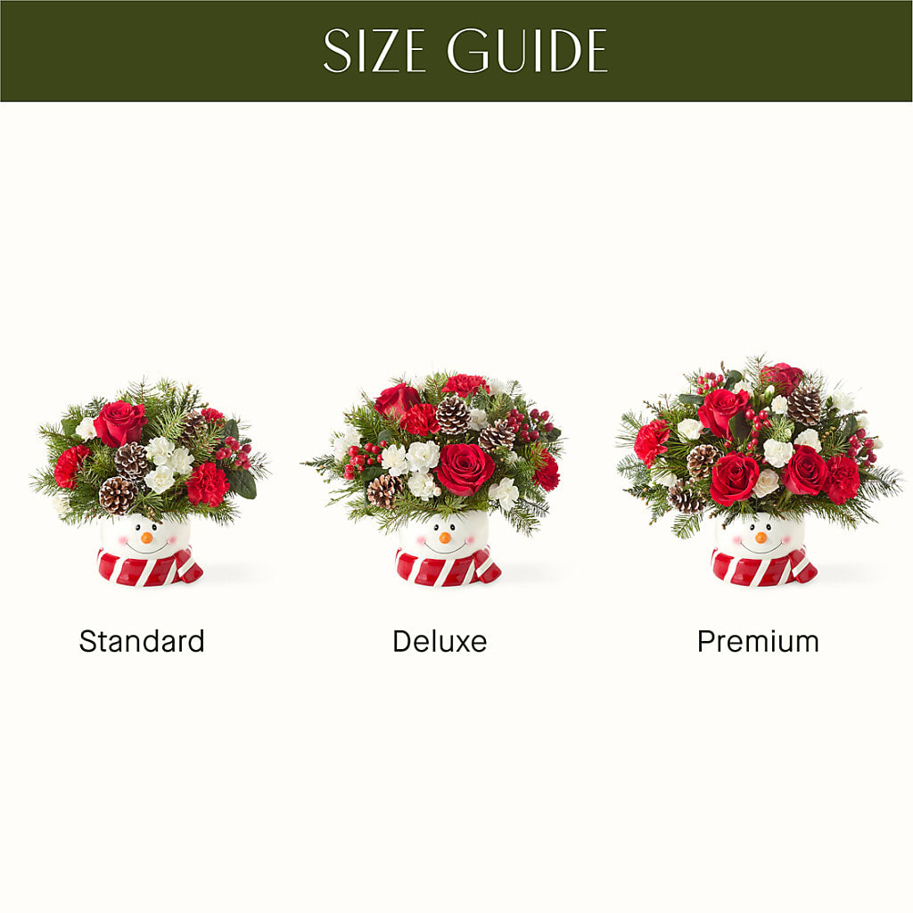 Jolly Snowman Bouquet – Randalls, Pleasanton CA
