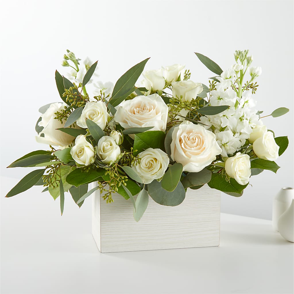 Fresh Linen Box Bouquet – Randalls, Pleasanton CA