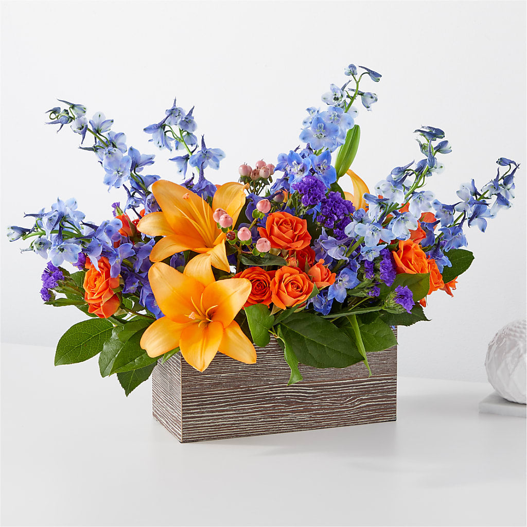 Radiant Citrus Box Bouquet – Randalls, Pleasanton CA