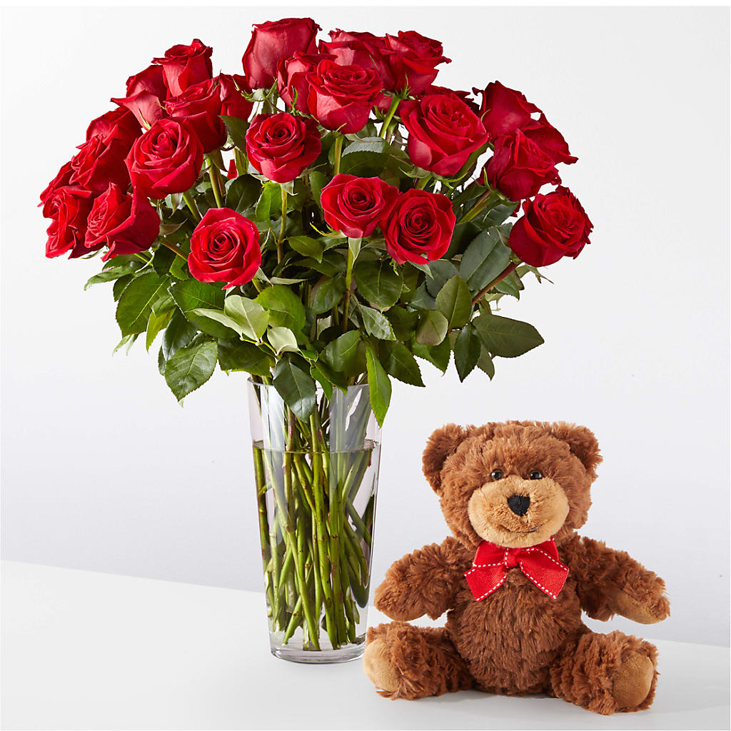 Romantic Long Stem Red Rose Bouquet Bundles – Randalls, Pleasanton CA