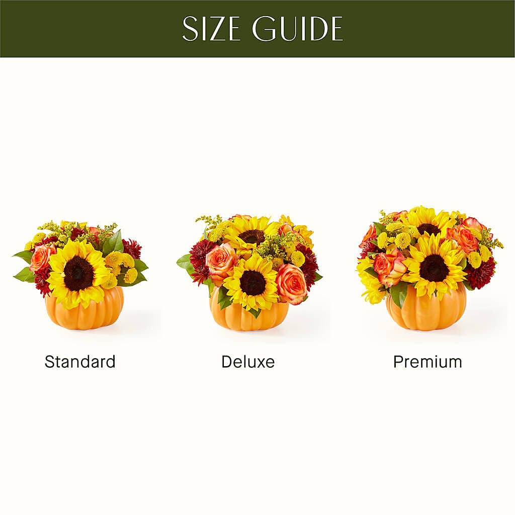 Golden Gourd Pumpkin Bouquet – Randalls, Pleasanton CA