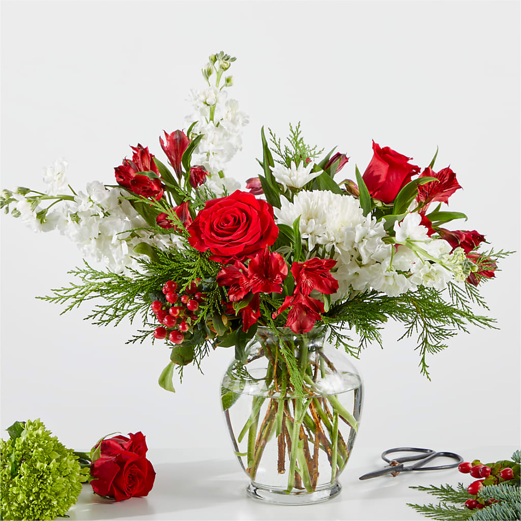 Merry Moment Bouquet – A Florist Original – Randalls, Pleasanton CA