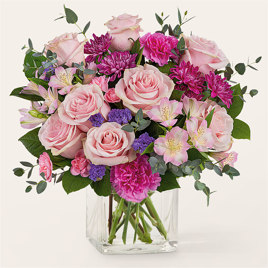 Rosy Radiance Bouquet – Randalls, Pleasanton CA