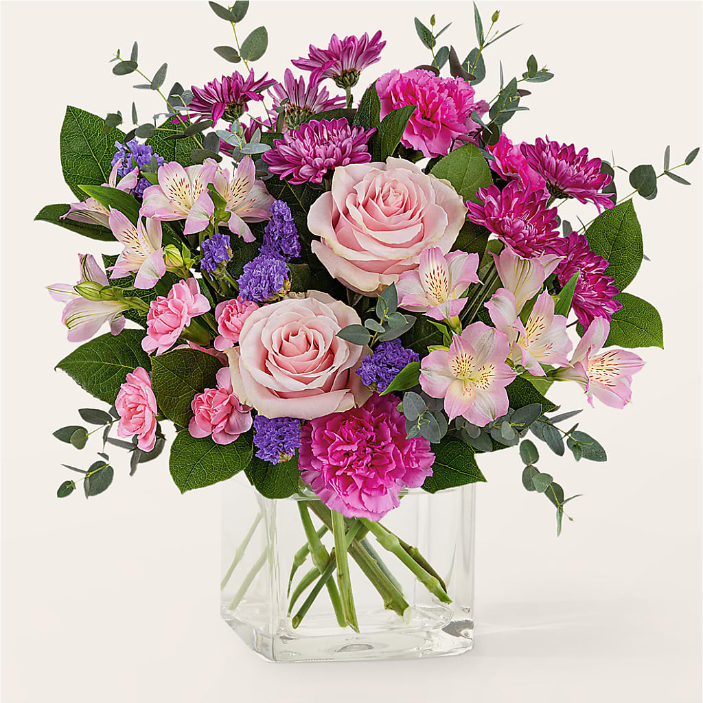 Rosy Radiance Bouquet – Randalls, Pleasanton CA