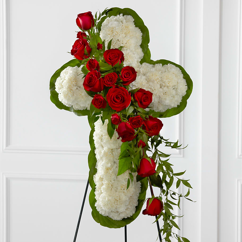 Floral Cross Easel – Randalls, Pleasanton CA