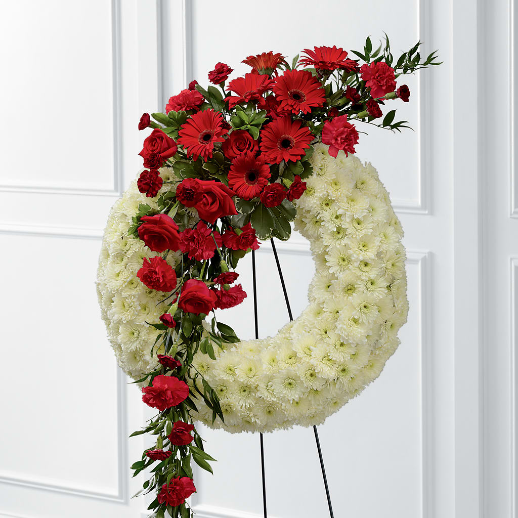 Graceful Tribute Wreath – Randalls, Pleasanton CA