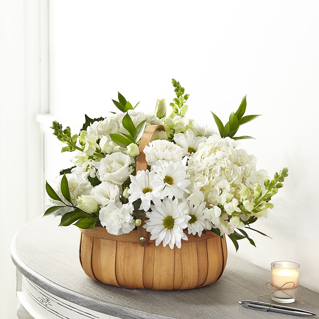 Pure Ivory Basket – Randalls, Pleasanton CA