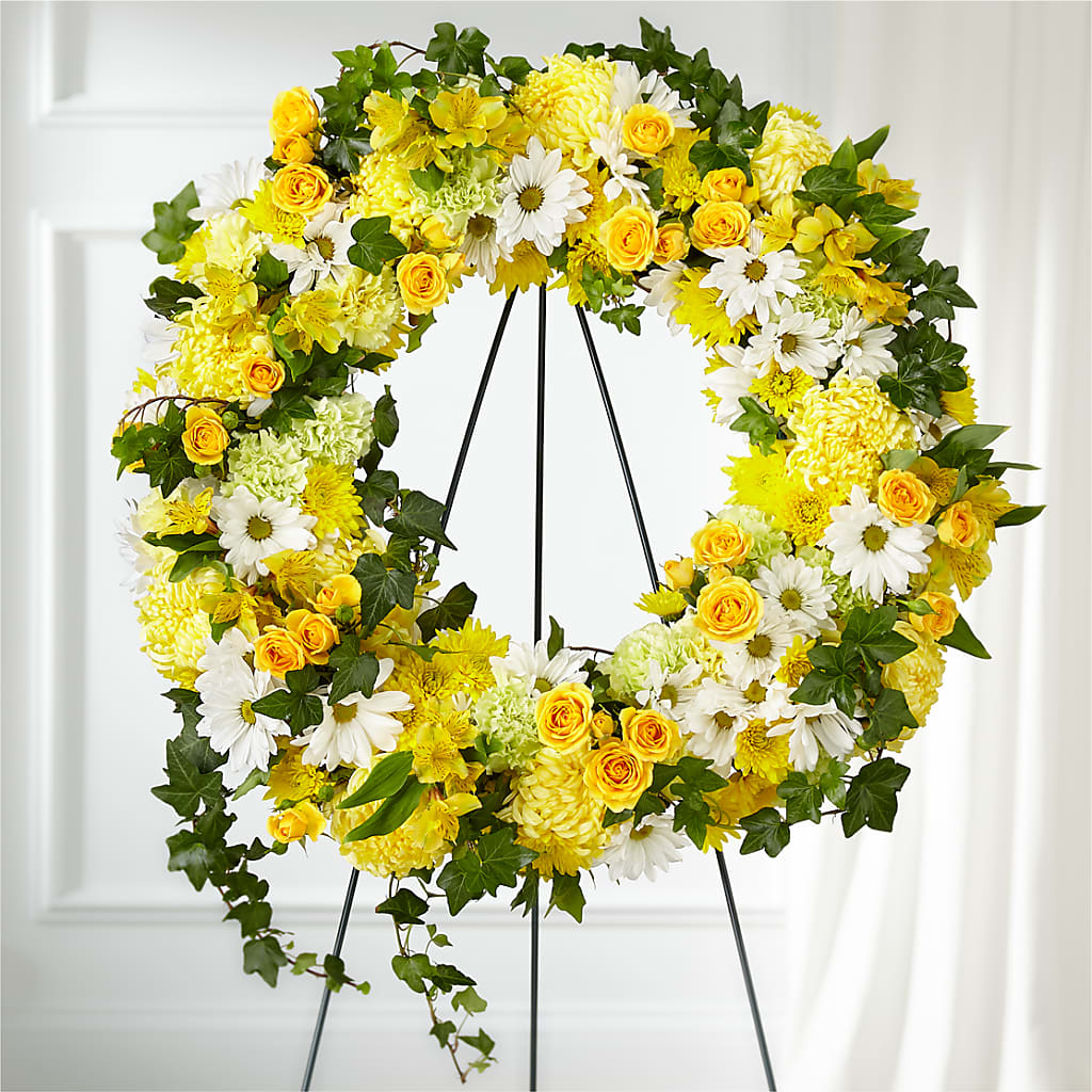 Golden Remembrance Wreath – Randalls, Pleasanton CA
