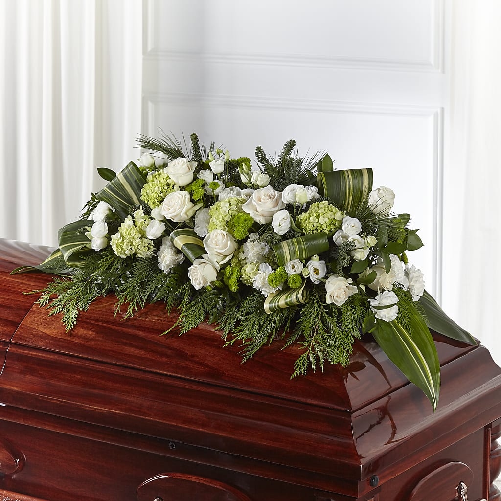 Hopeful Gesture Casket Spray – Randalls, Pleasanton CA