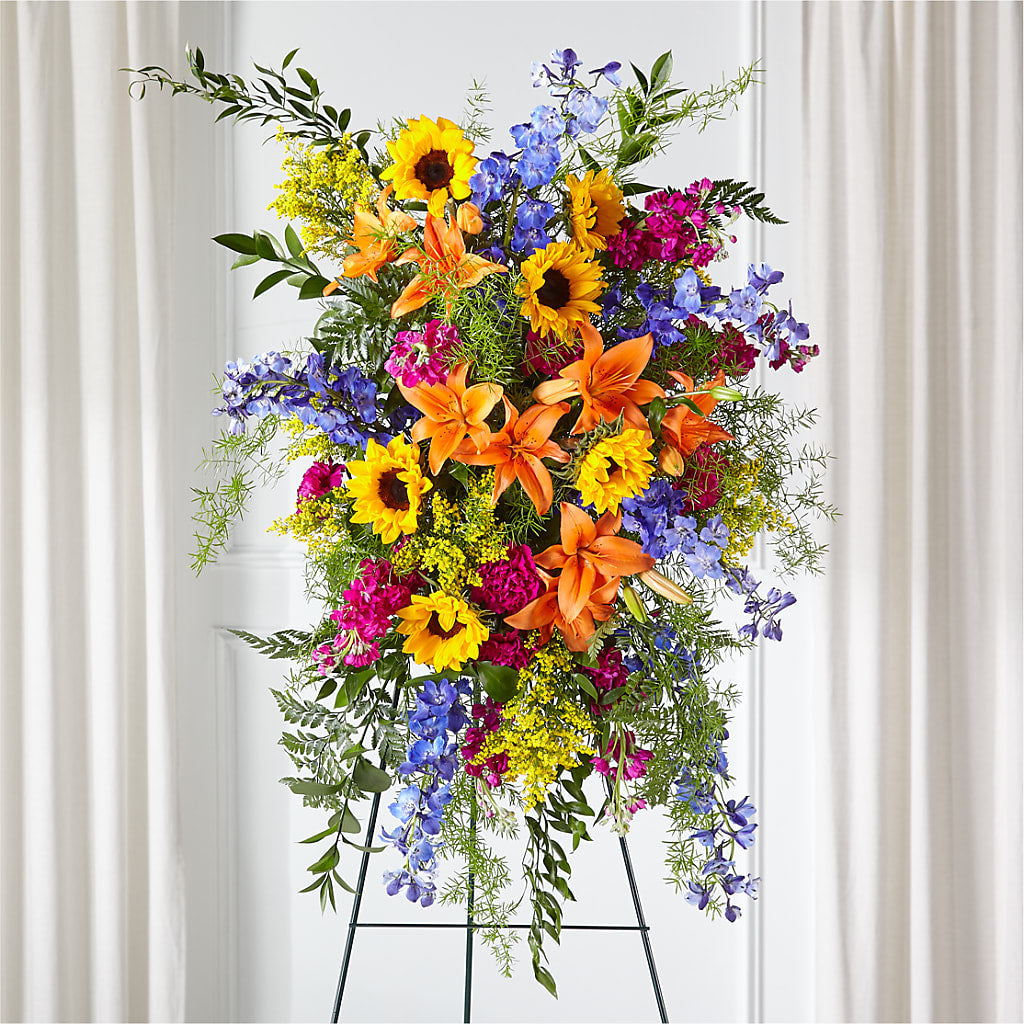 Sunlit Memories Standing Spray (Standard) – Randalls, Pleasanton CA