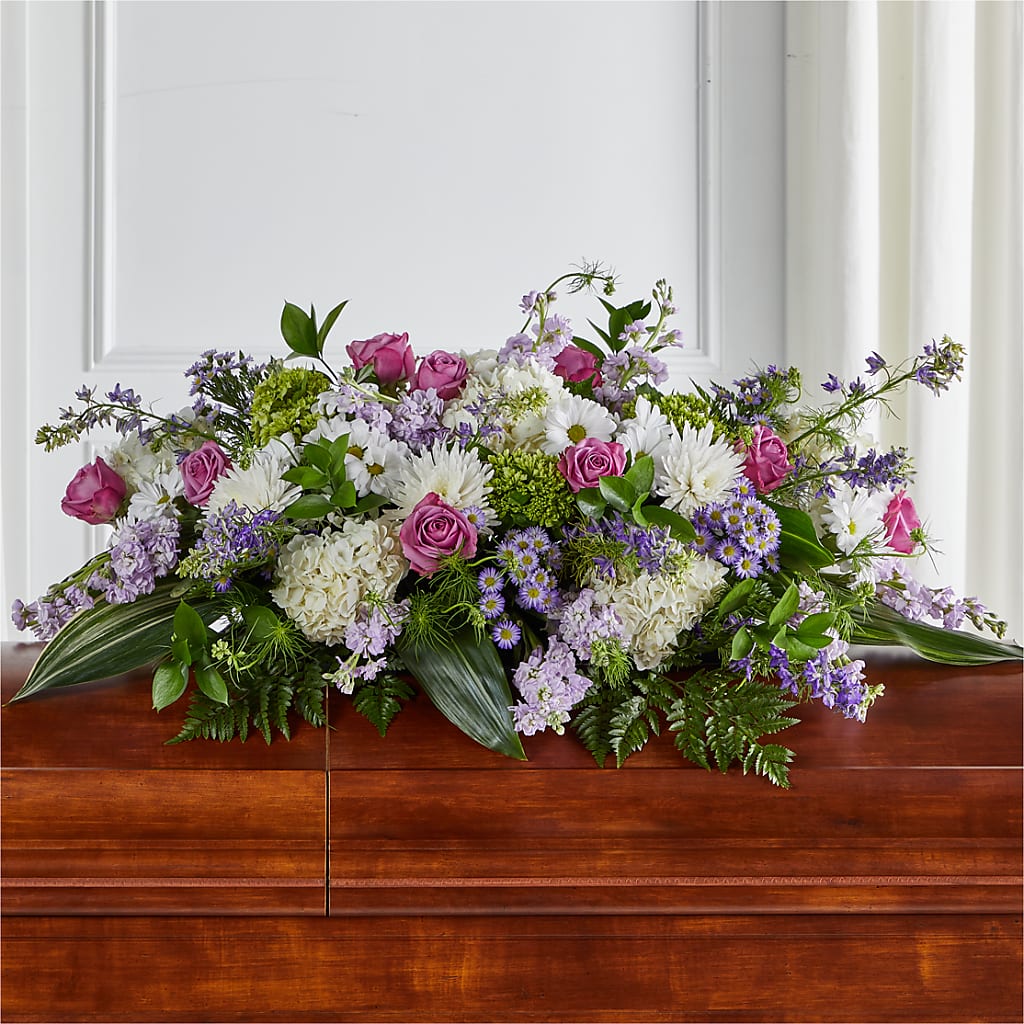 Meadows of Serenity Casket Spray – Randalls, Pleasanton CA