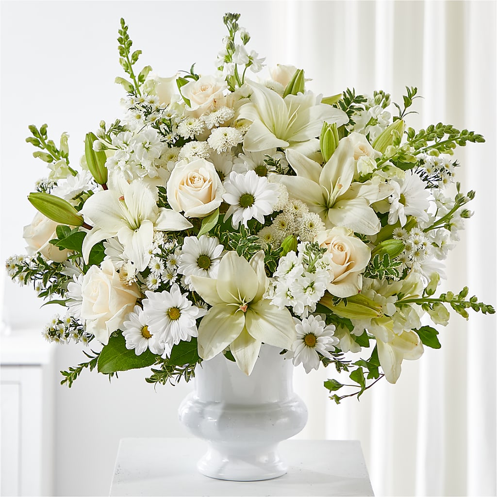 Uplifting Urn Arrangement – Randalls, Pleasanton CA