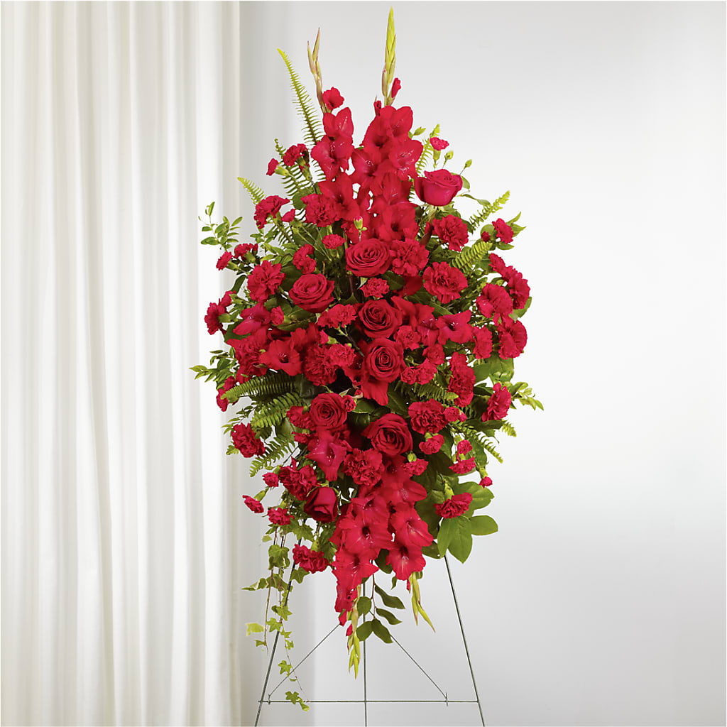 From the Heart Standing Spray – Randalls, Pleasanton CA