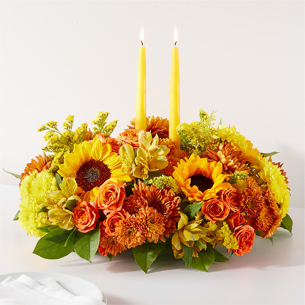 Autumn Harmony Centerpiece – Randalls, Pleasanton CA