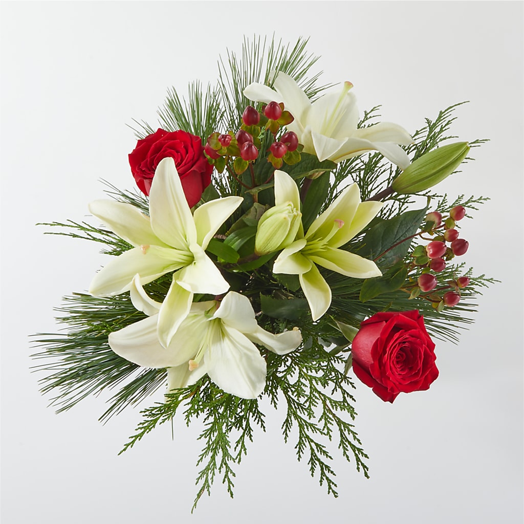 Evergreen Delight Bouquet & Happy Birthday Topper – Randalls, Pleasanton CA
