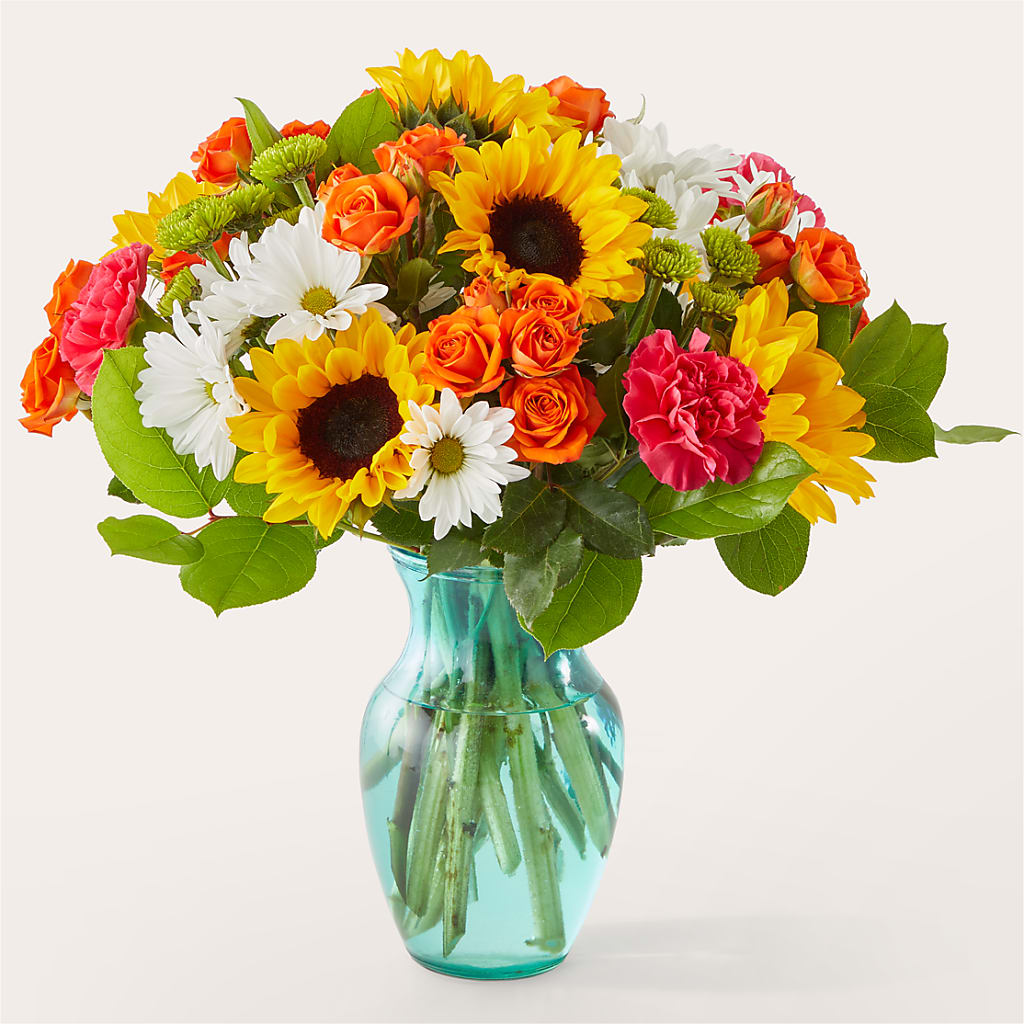 Sun-drenched Blooms Bouquet – Randalls, Pleasanton CA
