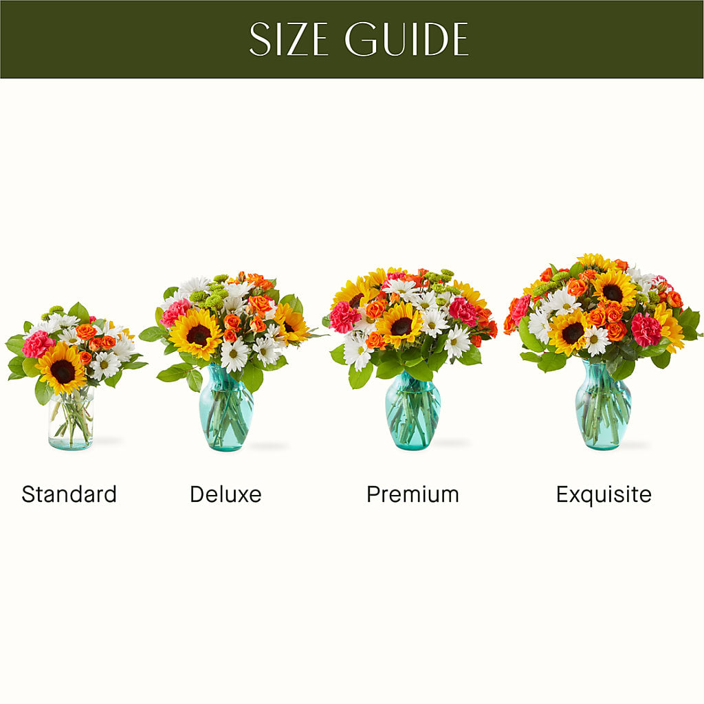 Sun-drenched Blooms Bouquet – Randalls, Pleasanton CA