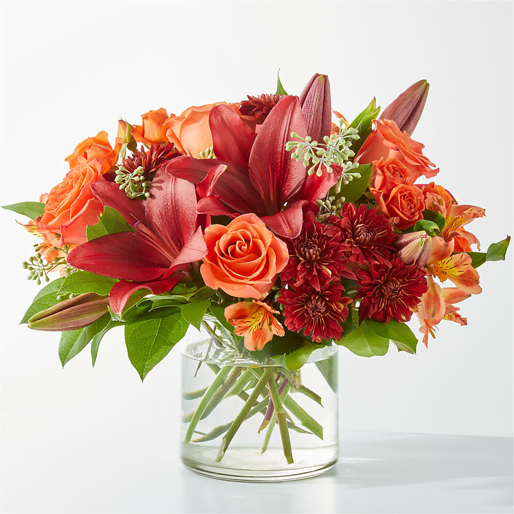 Crimson Leaves Bouquet – Randalls, Pleasanton CA