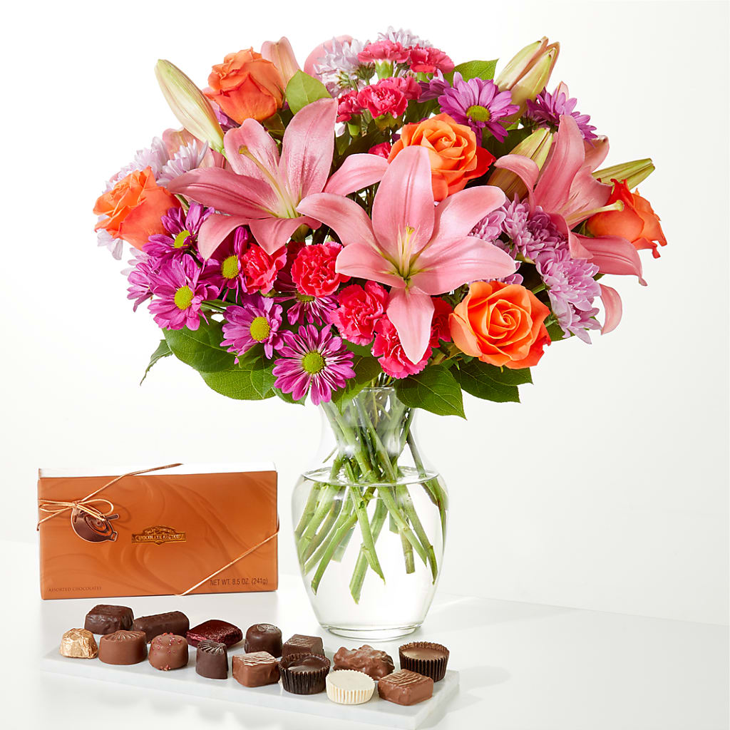 One and Only Bouquet and Chocolate Bundle – Randalls, Pleasanton CA