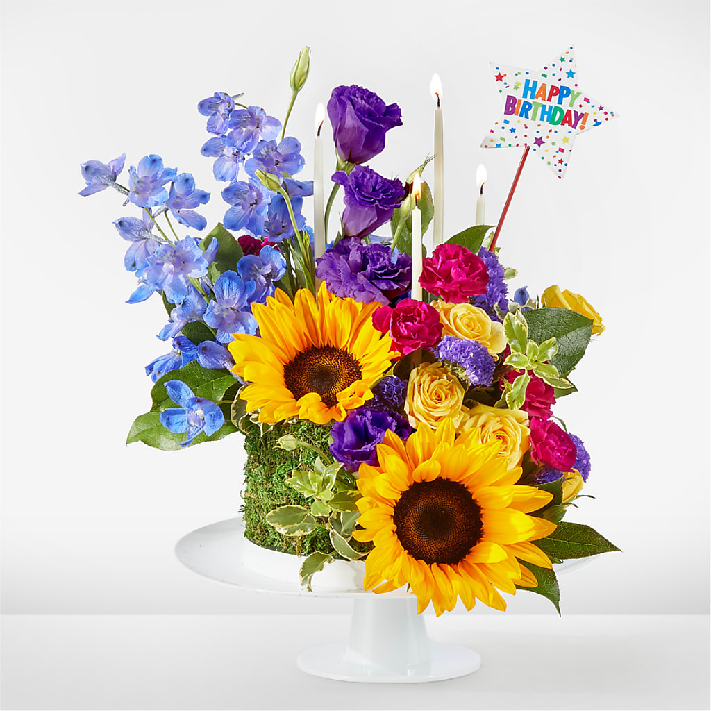 Star of the Day Floral Cake – Randalls, Pleasanton CA