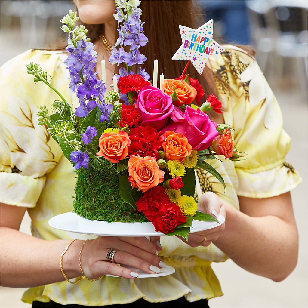 Best Year Yet Floral Cake – Randalls, Pleasanton CA