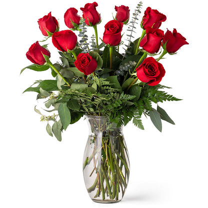 Unforgettable Dozen Rose Red –  Randalls, Pleasanton CA
