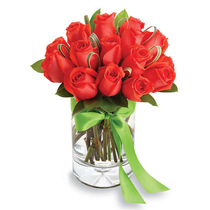 Chic Rose Arrangement Orange –  Randalls, Pleasanton CA