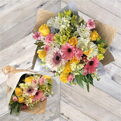 Dewdrop Wrapped Bouquet –  Randalls, Pleasanton CA