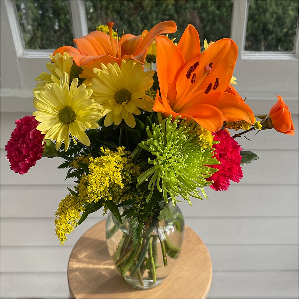 Bold & Bright – A Florist Original –  Randalls, Pleasanton CA
