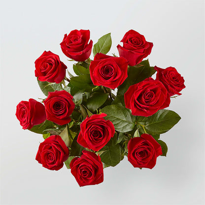 Long Stem Red Rose Bouquet –  Randalls, Pleasanton CA