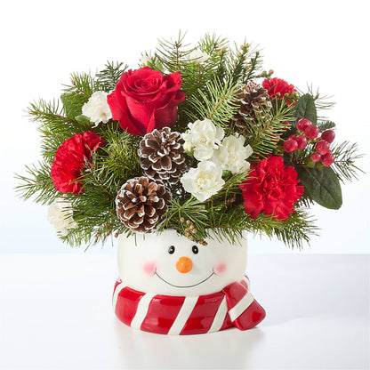 Jolly Snowman Bouquet –  Randalls, Pleasanton CA