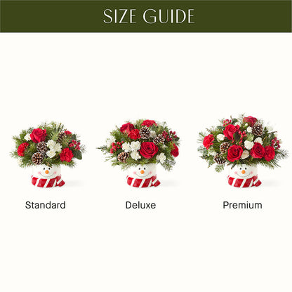 Jolly Snowman Bouquet –  Randalls, Pleasanton CA