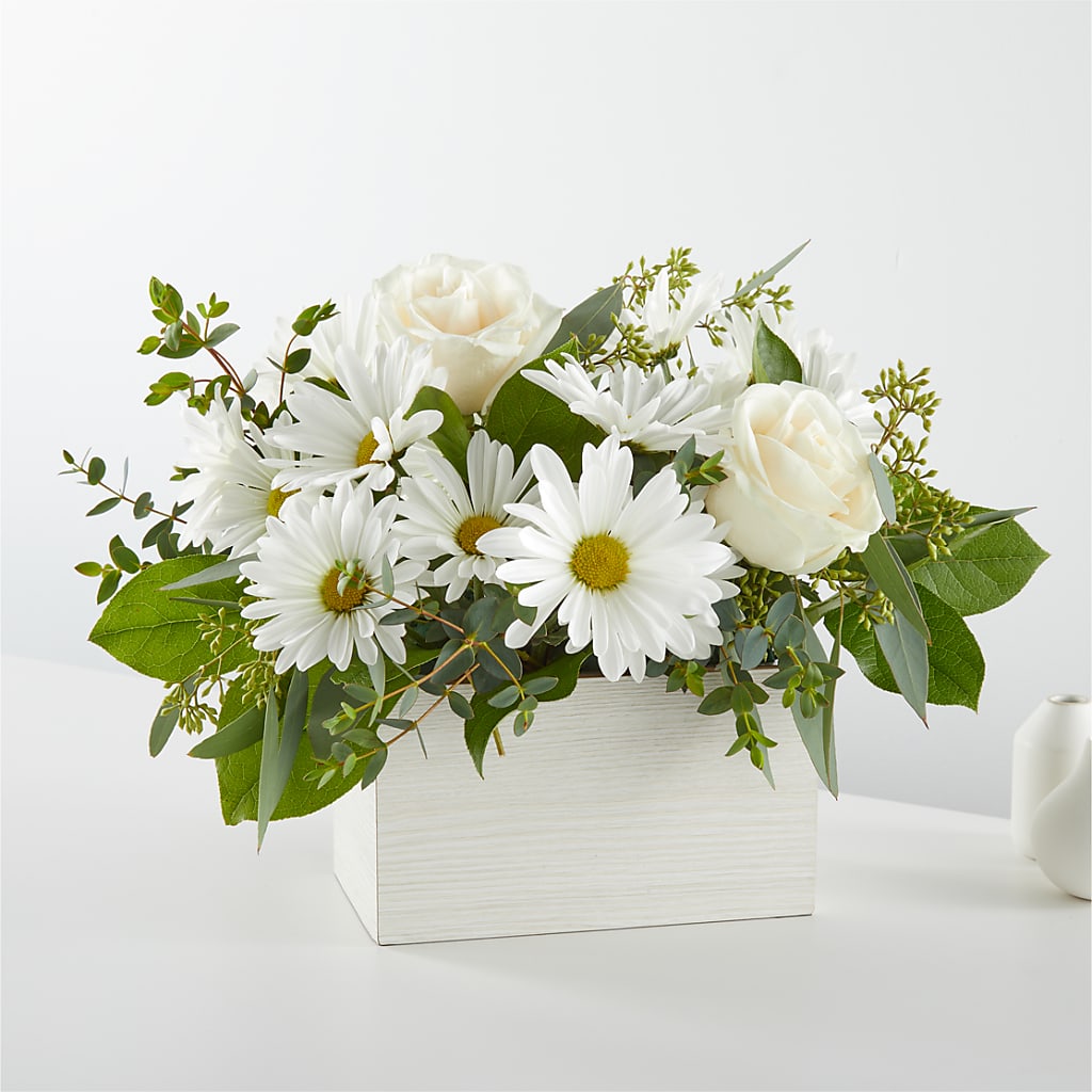 Fresh Linen Box Bouquet –  Randalls, Pleasanton CA