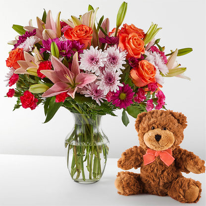 Here's Looking at You Bouquet & Bear Set –  Randalls, Pleasanton CA