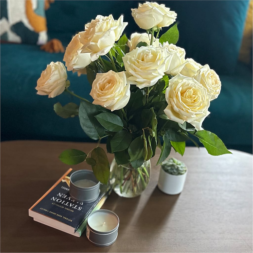 Long Stem Yellow Rose Bouquet –  Randalls, Pleasanton CA