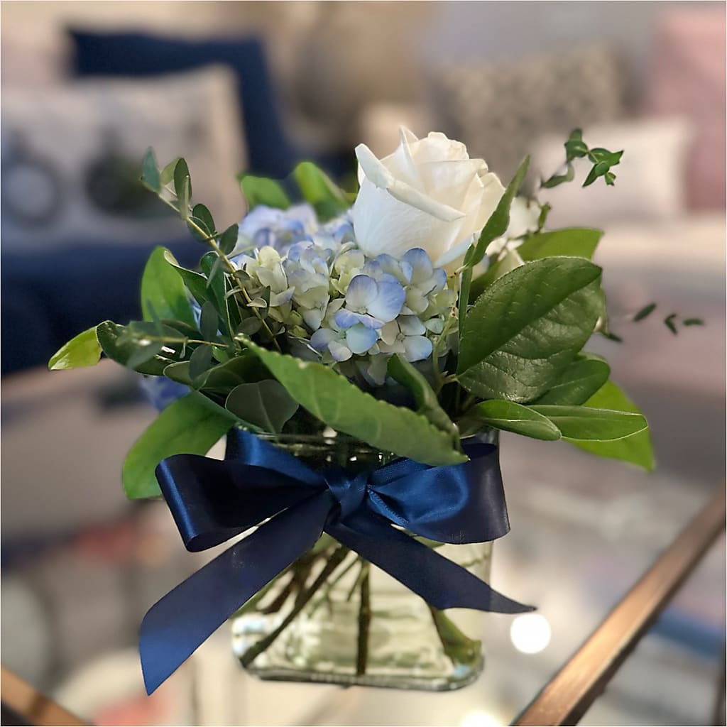 Sky Blue Delight Bouquet –  Randalls, Pleasanton CA