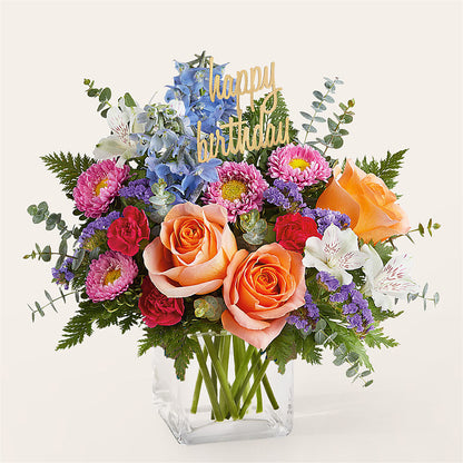 Birthday Bash Bouquet –  Randalls, Pleasanton CA