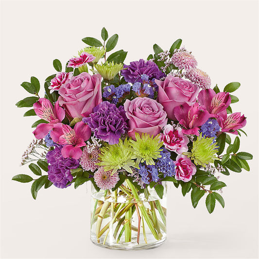 Glass Half Full Bouquet –  Randalls, Pleasanton CA