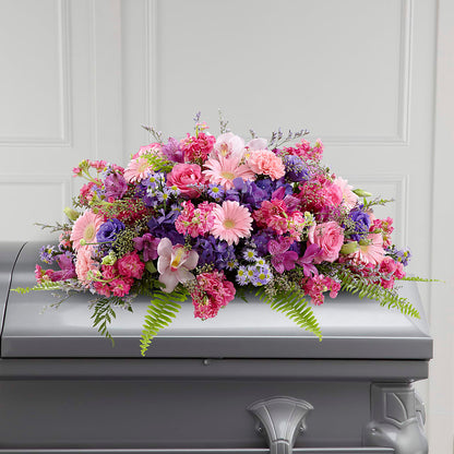 Glorious Garden Casket Spray –  Randalls, Pleasanton CA