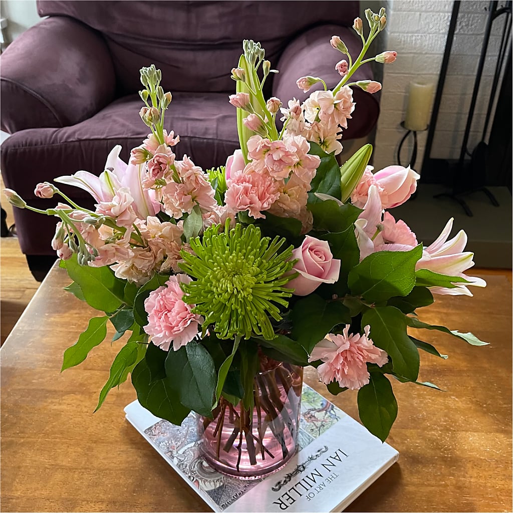 Pretty in Pink Bouquet –  Randalls, Pleasanton CA