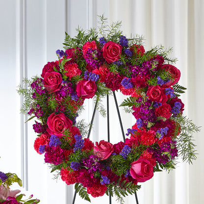 Calming Colors Wreath –  Randalls, Pleasanton CA