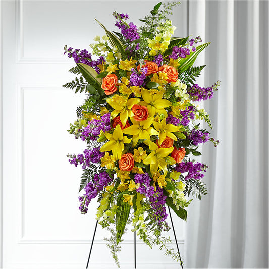 Thoughtful Prayers Standing Spray –  Randalls, Pleasanton CA