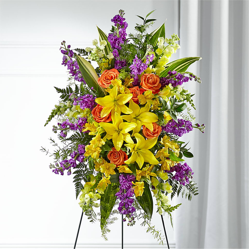 Thoughtful Prayers Standing Spray –  Randalls, Pleasanton CA