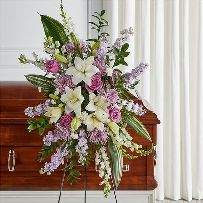 Grateful Hearts Standing Spray –  Randalls, Pleasanton CA