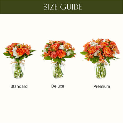 Apricot Glow Bouquet –  Randalls, Pleasanton CA