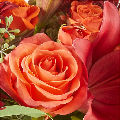 Crimson Leaves Bouquet –  Randalls, Pleasanton CA