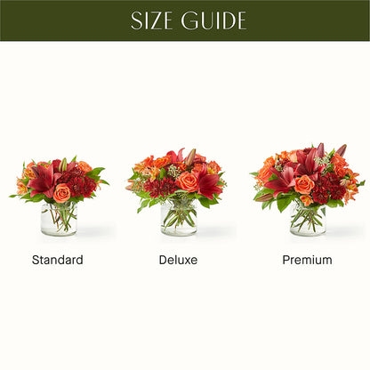 Crimson Leaves Bouquet –  Randalls, Pleasanton CA