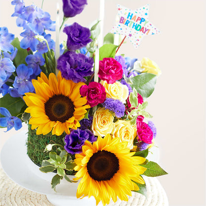 Star of the Day Floral Cake –  Randalls, Pleasanton CA