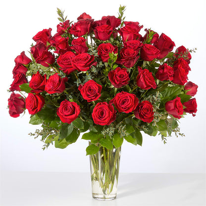 Forever Yours Fifty Stem Red Rose Bouquet –  Randalls, Pleasanton CA